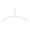 Ekena Millwork Archdale Architectural Grade PVC Gable Bracket, 84"W x 38 1/2"H x 2"D x 4"F, 11/12 Pitch GBP084X39X0204ARC00 - alternate 4